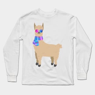 Hippie Llama Long Sleeve T-Shirt